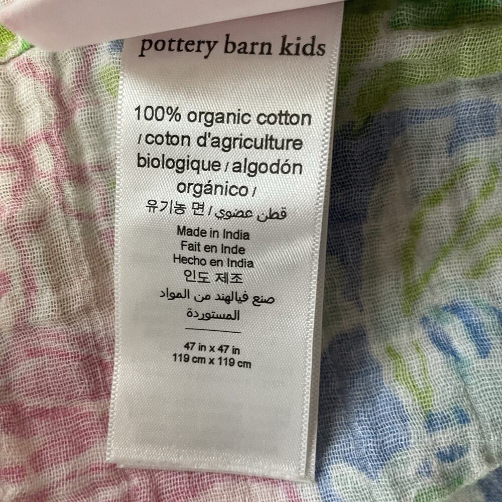Lilly Pulitzer Pottery Barn Kids Swaddle Organic Cotton Exclusive Designer - Picture 6 of 7